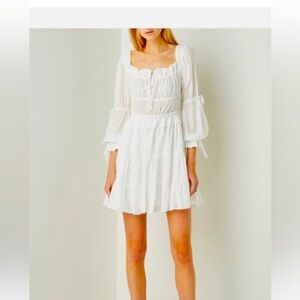 AllSaints Kimi Silk dress , size 6